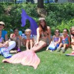 Kids at Park with Mermaid